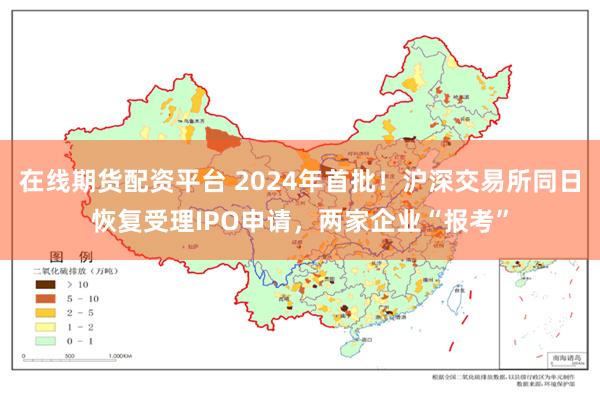 在线期货配资平台 2024年首批！沪深交易所同日恢复受理IPO申请，两家企业“报考”