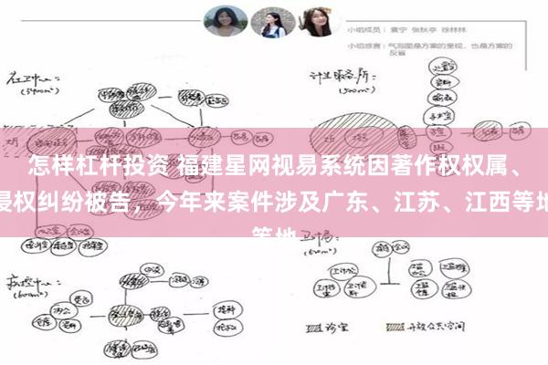 怎样杠杆投资 福建星网视易系统因著作权权属、侵权纠纷被告，今年来案件涉及广东、江苏、江西等地