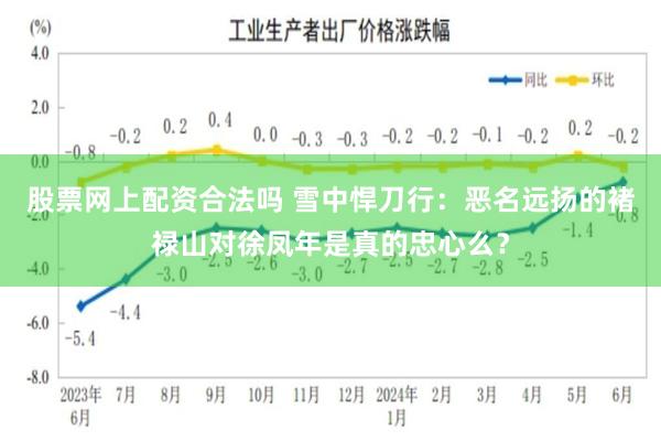 股票网上配资合法吗 雪中悍刀行：恶名远扬的褚禄山对徐凤年是真的忠心么？